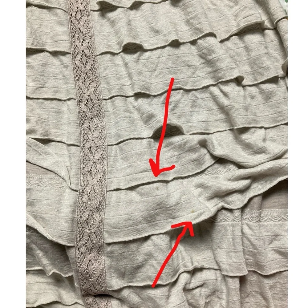 Free People Ruffle Midi Dress M - Picture 12 of 12